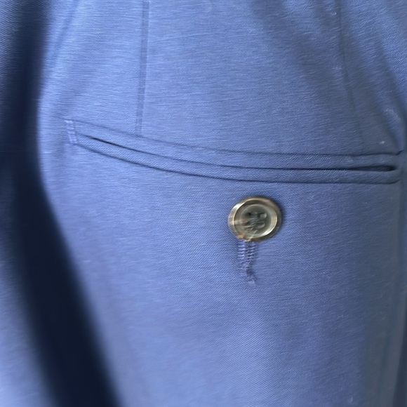 Lauren Ralph Lauren Men’s Navy Blue Wool Blend 2-Piece Suit 2 Button Size 50R - Picture 10 of 14